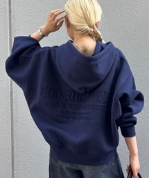 RODEO CROWNS WIDE BOWL | エンボス W-ZIP ショート パーカー(パーカー)