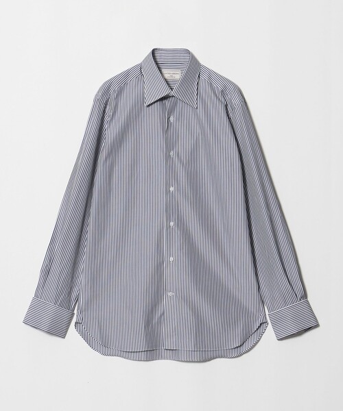 UNITED ARROWS(ユナイテッドアローズ)の「THOMAS MASON ロンドンストライプ レギュラーカラー ダブルカフス シャツ(シャツ/ブラウス・メンズ・ネイビー・41cm/39cm/40cm)」の10枚目の写真