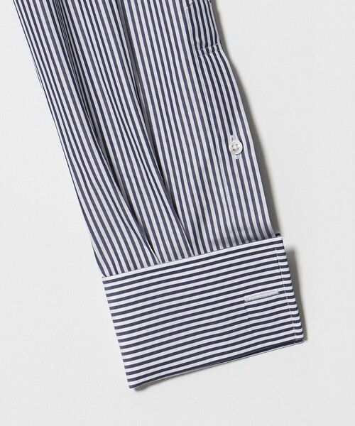 UNITED ARROWS(ユナイテッドアローズ)の「THOMAS MASON ロンドンストライプ レギュラーカラー ダブルカフス シャツ(シャツ/ブラウス・メンズ・ネイビー・41cm/39cm/40cm)」の7枚目の写真