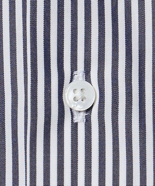 UNITED ARROWS(ユナイテッドアローズ)の「THOMAS MASON ロンドンストライプ レギュラーカラー ダブルカフス シャツ(シャツ/ブラウス・メンズ・ネイビー・41cm/39cm/40cm)」の5枚目の写真