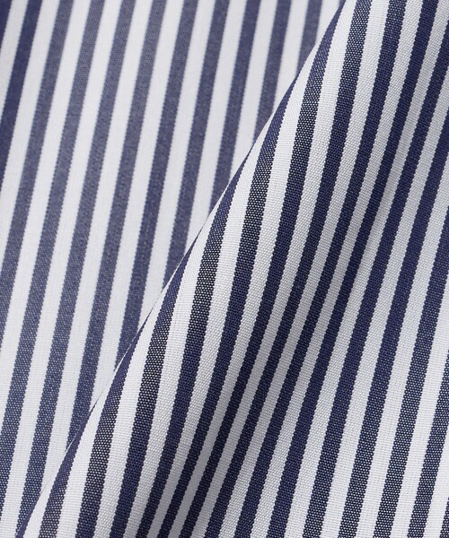 UNITED ARROWS(ユナイテッドアローズ)の「THOMAS MASON ロンドンストライプ レギュラーカラー ダブルカフス シャツ(シャツ/ブラウス・メンズ・ネイビー・41cm/39cm/40cm)」の4枚目の写真