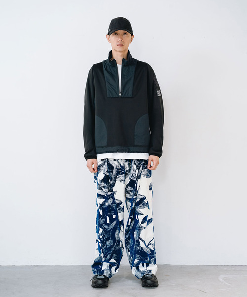 yoshiokubo(ヨシオクボ)の「yoshiokubo ヨシオクボ / LAUREL FLOCK WIDE PT ローレルフロックワイドパンツ / YKF26401(その他パンツ・メンズ・ホワイト/ブラウン・3/2)」の3枚目の写真