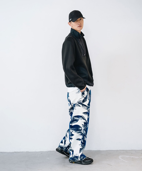 yoshiokubo(ヨシオクボ)の「yoshiokubo ヨシオクボ / LAUREL FLOCK WIDE PT ローレルフロックワイドパンツ / YKF26401(その他パンツ・メンズ・ホワイト/ブラウン・3/2)」の6枚目の写真