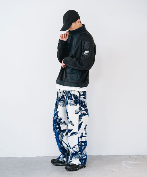 yoshiokubo(ヨシオクボ)の「yoshiokubo ヨシオクボ / LAUREL FLOCK WIDE PT ローレルフロックワイドパンツ / YKF26401(その他パンツ・メンズ・ホワイト/ブラウン・3/2)」の7枚目の写真