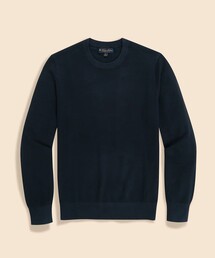 BROOKS BROTHERS | スーピマコットン　ピケ　クルーネックセーター(ニット/セーター)
