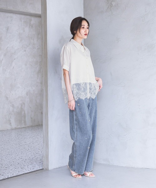 GLOBAL WORK(グローバルワーク)の「GOODデニムアソートワイド/1042802(デニムパンツ・レディース・サックスブルー/ブルー・MEDIUM/LARGE/SMALL)」の20枚目の写真
