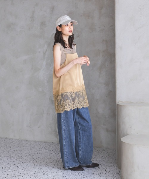 GLOBAL WORK(グローバルワーク)の「GOODデニムアソートワイド/1042802(デニムパンツ・レディース・サックスブルー/ブルー・MEDIUM/LARGE/SMALL)」の8枚目の写真