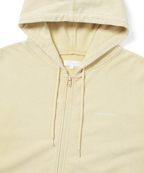 thisisneverthat（ディスイズネバーザット）の「Small T-Logo Zip Up Hoodie（パーカー・メンズ・イエロー系その他2/ブラック系その他/ダークブラウン/ヘザーグレー・L/M/S/XL）」の6枚目の写真