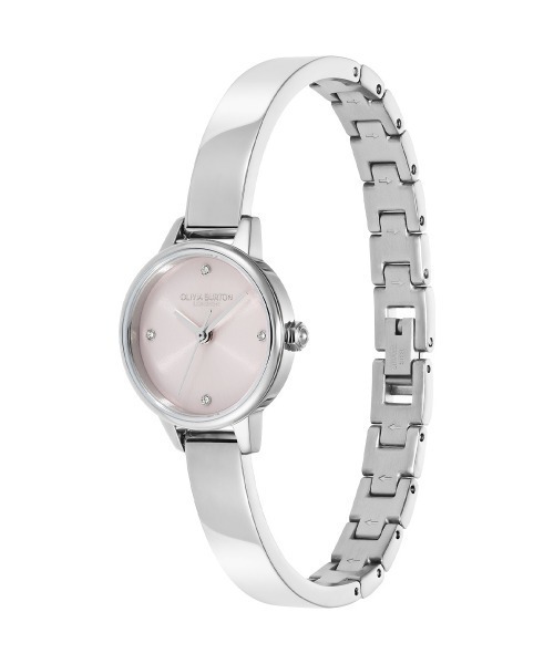 OLIVIA BURTON(オリビアバートン)の「「OLIVIA BURTON/オリビアバートン」クラシック - 23mm ミニバングル プリムローズ サンレイ シルバー バングル(アナログ腕時計・レディース・シルバー系2/シルバー系1・FREE)」の13枚目の写真