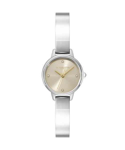 OLIVIA BURTON(オリビアバートン)の「「OLIVIA BURTON/オリビアバートン」クラシック - 23mm ミニバングル プリムローズ サンレイ シルバー バングル(アナログ腕時計・レディース・シルバー系2/シルバー系1・FREE)」の18枚目の写真
