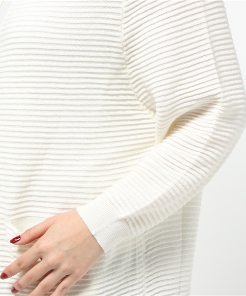 CAPRICIEUX LE'MAGE（カプリシューレマージュ）の「リップルカーディガン（カーディガン/ボレロ・レディース・その他/その他1/ネイビー・FREE）」の8枚目の写真