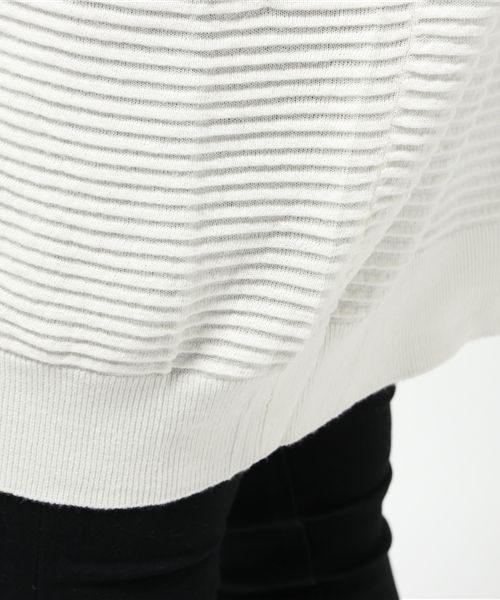 CAPRICIEUX LE'MAGE（カプリシューレマージュ）の「リップルカーディガン（カーディガン/ボレロ・レディース・その他/その他1/ネイビー・FREE）」の10枚目の写真