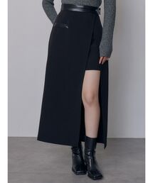 MURUA | スリットレイヤードナロースカート 秋服 冬服(スカート)