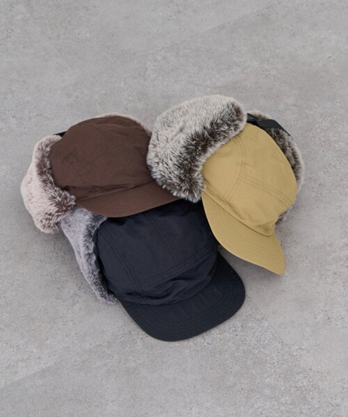 CIAOPANIC TYPY(チャオパニックティピー)の「【KIDS】KIDSミリタリーフライトCAP(キャップ・キッズ・ブラウン/ベージュ/ブラック・ONE SIZE)」の15枚目の写真