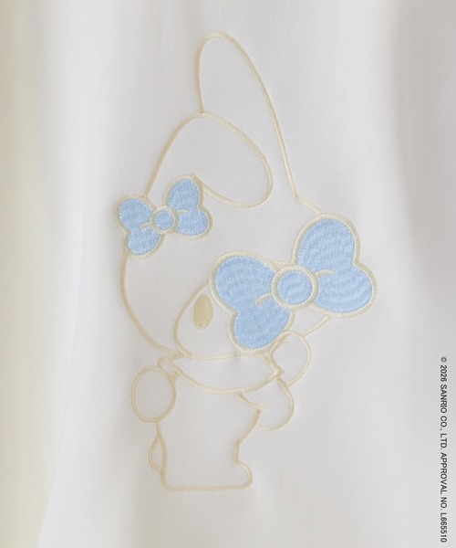 Jolly Poupee(ジョリープッペ)の「【My Melody】 マイメロディ 刺繍パーカー(パーカー・レディース・ピンク/ブラック/オフホワイト・38/42)」の17枚目の写真
