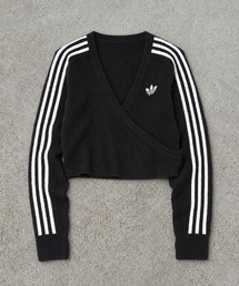 【adidas Originals by JENNIE】カシュクールニット / ニット ラップアラウンド カーディガン / アディダスオリジナルス adidas Originals