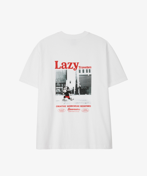 BOOVOOM（ブーブーム）の「[ビッグサイズ]レイジトラベラーズシティランナーティーシャツ（Tシャツ/カットソー・メンズ・ブラック/ホワイト・XXL/XL/XXXL）」の5枚目の写真