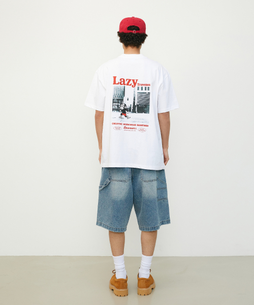 BOOVOOM（ブーブーム）の「[ビッグサイズ]レイジトラベラーズシティランナーティーシャツ（Tシャツ/カットソー・メンズ・ブラック/ホワイト・XXL/XL/XXXL）」の10枚目の写真