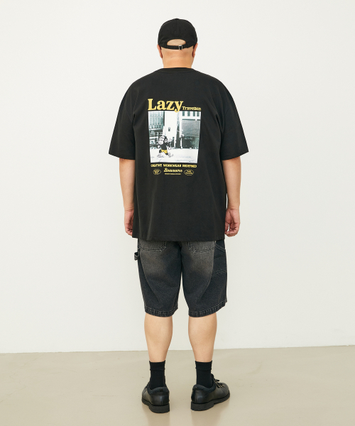 BOOVOOM（ブーブーム）の「[ビッグサイズ]レイジトラベラーズシティランナーティーシャツ（Tシャツ/カットソー・メンズ・ブラック/ホワイト・XXL/XL/XXXL）」の18枚目の写真