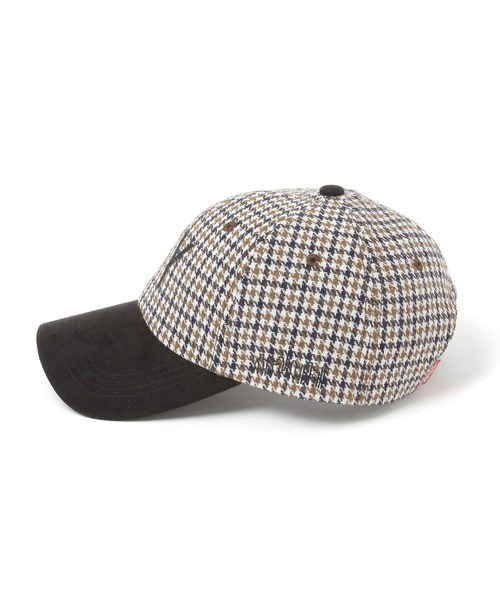 Manhattan Portage(マンハッタンポーテージ)の「【Manhattan Portage(マンハッタンポーテージ)】チェックバイカラーCAP(キャップ・メンズ・オフホワイト/レッド/ブラウン・FREE)」の4枚目の写真