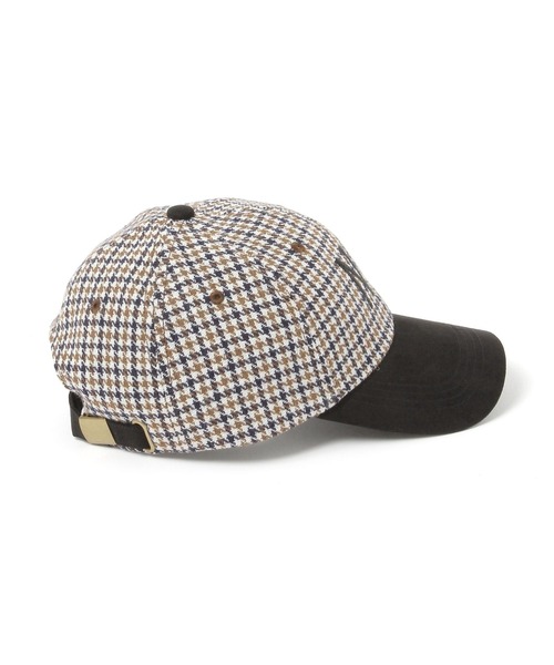 Manhattan Portage(マンハッタンポーテージ)の「【Manhattan Portage(マンハッタンポーテージ)】チェックバイカラーCAP(キャップ・メンズ・オフホワイト/レッド/ブラウン・FREE)」の5枚目の写真