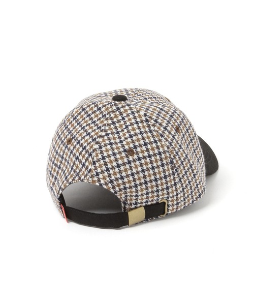 Manhattan Portage(マンハッタンポーテージ)の「【Manhattan Portage(マンハッタンポーテージ)】チェックバイカラーCAP(キャップ・メンズ・オフホワイト/レッド/ブラウン・FREE)」の6枚目の写真