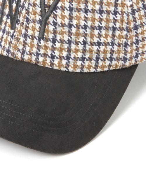 Manhattan Portage(マンハッタンポーテージ)の「【Manhattan Portage(マンハッタンポーテージ)】チェックバイカラーCAP(キャップ・メンズ・オフホワイト/レッド/ブラウン・FREE)」の9枚目の写真