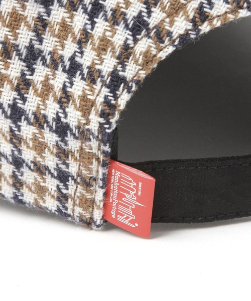 Manhattan Portage(マンハッタンポーテージ)の「【Manhattan Portage(マンハッタンポーテージ)】チェックバイカラーCAP(キャップ・メンズ・オフホワイト/レッド/ブラウン・FREE)」の13枚目の写真