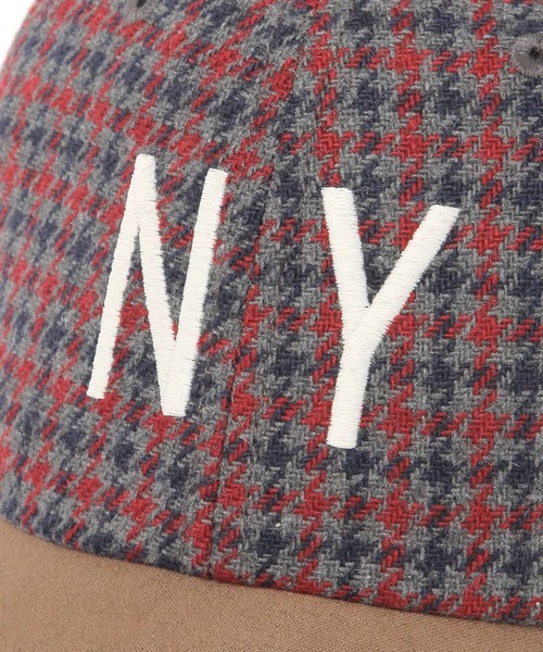 Manhattan Portage(マンハッタンポーテージ)の「【Manhattan Portage(マンハッタンポーテージ)】チェックバイカラーCAP(キャップ・メンズ・オフホワイト/レッド/ブラウン・FREE)」の14枚目の写真