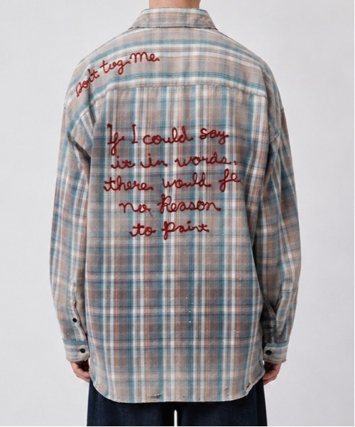 MIHARAYASUHIRO(ミハラヤスヒロ)の「【MIHARAYASUHIRO/ミハラヤスヒロ】VINTAGE LIKE CHECK L/S SHIRTS(シャツ/ブラウス・メンズ・オレンジ・46/44)」の2枚目の写真