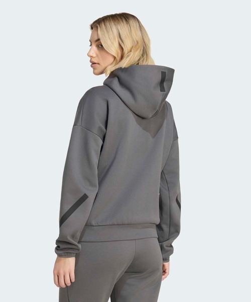 adidas(アディダス)の「アディダス Z.N.E. フルジップ パーカー / アディダス adidas(パーカー・レディース・グレー・XX-LARGE/LARGE/MEDIUM/SMALL/X-LARGE)」の10枚目の写真