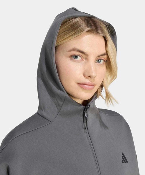 adidas(アディダス)の「アディダス Z.N.E. フルジップ パーカー / アディダス adidas(パーカー・レディース・グレー・XX-LARGE/LARGE/MEDIUM/SMALL/X-LARGE)」の11枚目の写真