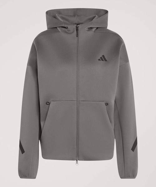 adidas(アディダス)の「アディダス Z.N.E. フルジップ パーカー / アディダス adidas(パーカー・レディース・グレー・XX-LARGE/LARGE/MEDIUM/SMALL/X-LARGE)」の4枚目の写真
