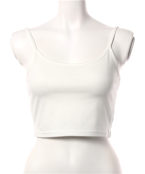 MOUSSY（マウジー）の「SHORT CAMI（チューブトップ・レディース・ライトブルー/オフホワイト/ブラック・2/1）」の2枚目の写真