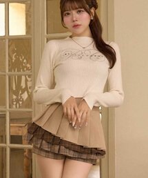 Belle Charme | 【Belle Charme】BC Logo Long Sleeve Rib Knit(ニット/セーター)