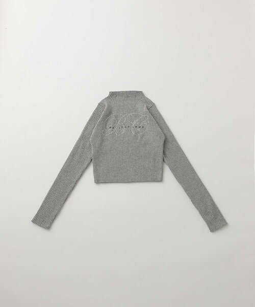 Belle Charme(ベルシャルム)の「【Belle Charme】BC Logo Long Sleeve Rib Knit(ニット/セーター・レディース・オフホワイト/ブラック/チャコールグレー/ベージュ・FREE)」の18枚目の写真
