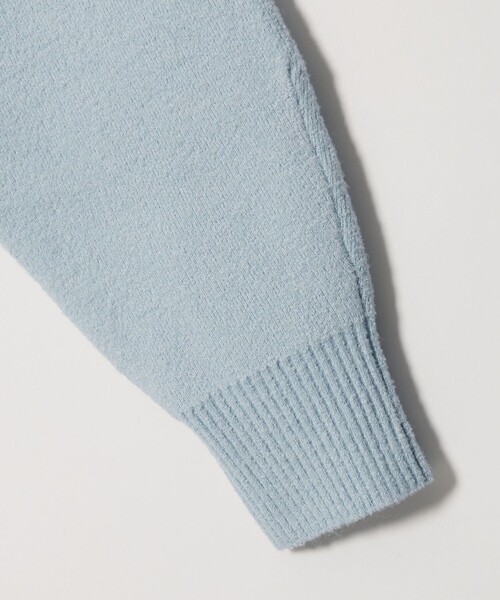 BEAUTY&YOUTH UNITED ARROWS(ビューティーアンドユースユナイテッドアローズ)の「【WEB限定 Wardrobe DAILY MINIMAL】ブークレ Vネック ニットカーディガン(カーディガン/ボレロ・レディース・ブラック/ライトブルー/ベージュ・FREE)」の22枚目の写真