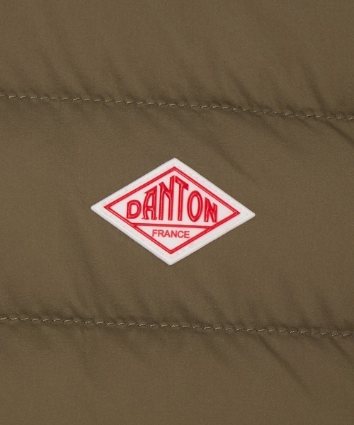 DANTON（ダントン）の「【WEB先行予約】[DANTON/ダントン] ミドルダウン フードジャケット（ダウンジャケット/コート・レディース・オリーブ/ブラック・L/M/S/XL）」の14枚目の写真