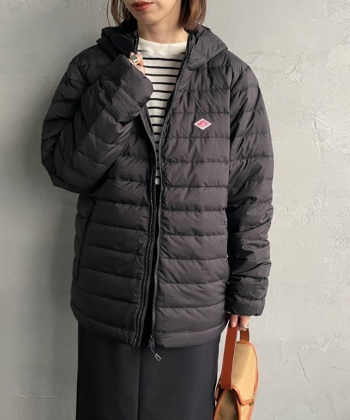 中長版連帽羽絨外套