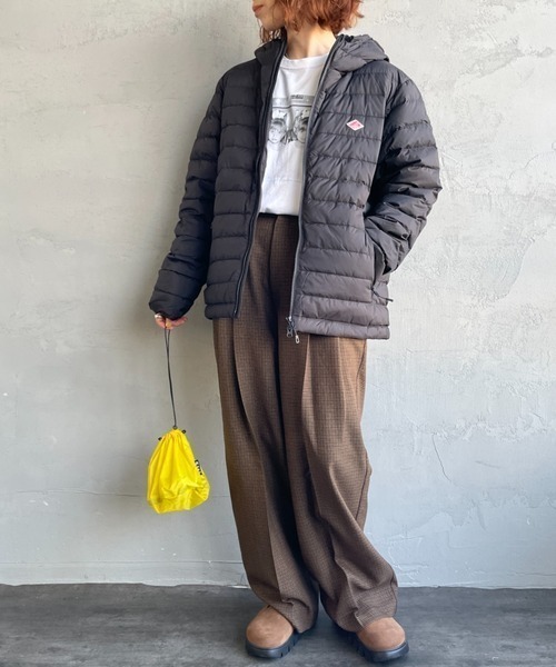 中長版連帽羽絨外套