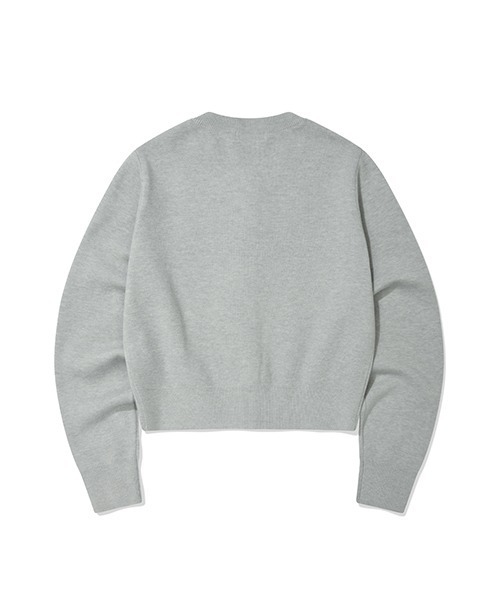 Wacky WiLLy(ワッキーウィリー)の「WOMEN'S BASIC ROUND NECK CARDIGAN(カーディガン/ボレロ・レディース・ブラック/グレー/オリーブ/クリーム・SMALL/MEDIUM/LARGE)」の13枚目の写真