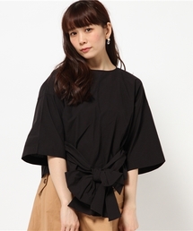 Ray BEAMS | ◇【ラブリ着用】 Ray BEAMS / リボン ベルト クロップド丈 ブラウス(シャツ/ブラウス)