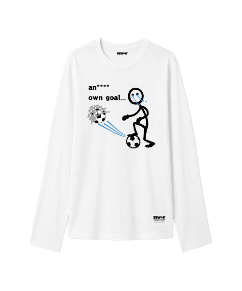 SEW-B(ソービー)の「オーバーサイズ OWN GOAL 長袖Tシャツ(Tシャツ/カットソー・レディース・その他・FREE)」の1枚目の写真