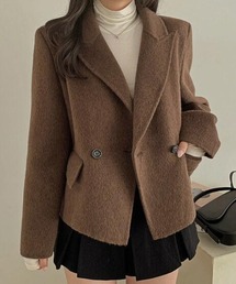 シンプル襟付きコート