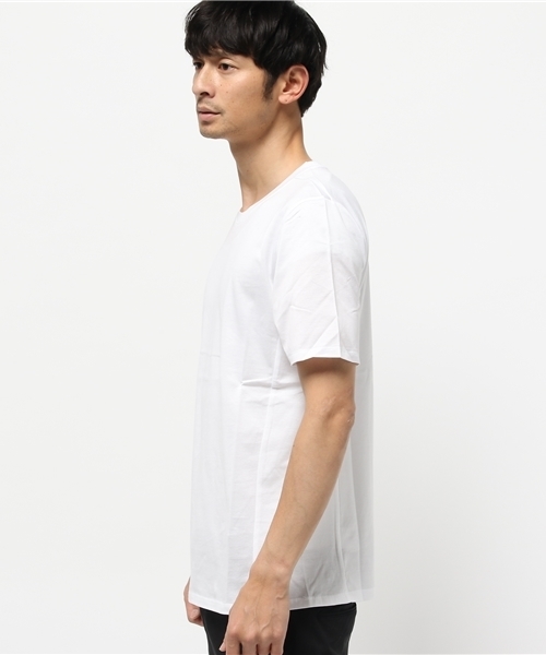 COMME CA ISM(コムサイズム)の「半袖クルーネックTシャツ(Tシャツ/カットソー・メンズ・ホワイト/ブラック/グレー・MEDIUM/X-LARGE/LARGE/SMALL)」の4枚目の写真