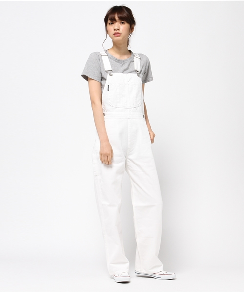 RODEO CROWNS WIDE BOWL（ロデオクラウンズワイドボウル）の「ペインター オーバーオール（サロペット/オーバーオール・レディース・ダークブルー/ホワイト・SMALL/MEDIUM）」の9枚目の写真