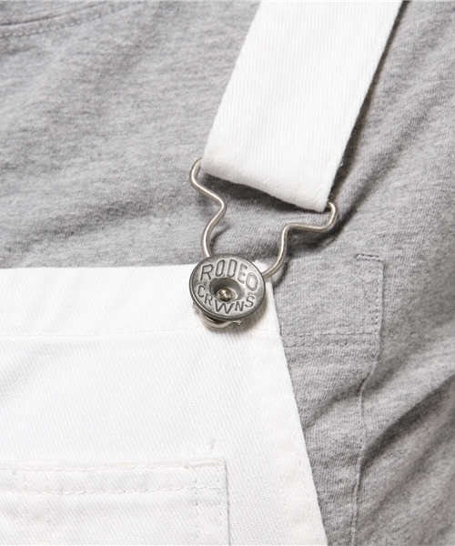 RODEO CROWNS WIDE BOWL（ロデオクラウンズワイドボウル）の「ペインター オーバーオール（サロペット/オーバーオール・レディース・ダークブルー/ホワイト・SMALL/MEDIUM）」の15枚目の写真