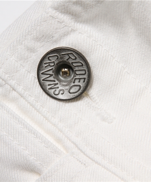 RODEO CROWNS WIDE BOWL（ロデオクラウンズワイドボウル）の「ペインター オーバーオール（サロペット/オーバーオール・レディース・ダークブルー/ホワイト・SMALL/MEDIUM）」の8枚目の写真