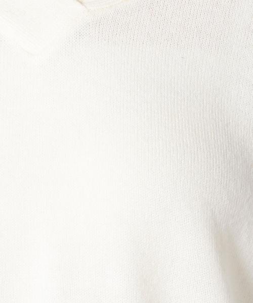 Khaju(カージュ)の「Khaju:Vネックビッグニット(ニット/セーター・レディース・レッド/オフホワイト/グレー・ONE SIZE)」の12枚目の写真