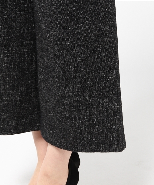 22 OCTOBRE（ヴァンドゥ－オクトーブル）の「チェックジャガードジャージーパンツ【セットアップ対応商品】（その他パンツ・レディース・ブラック/ボルドー・36/38）」の9枚目の写真